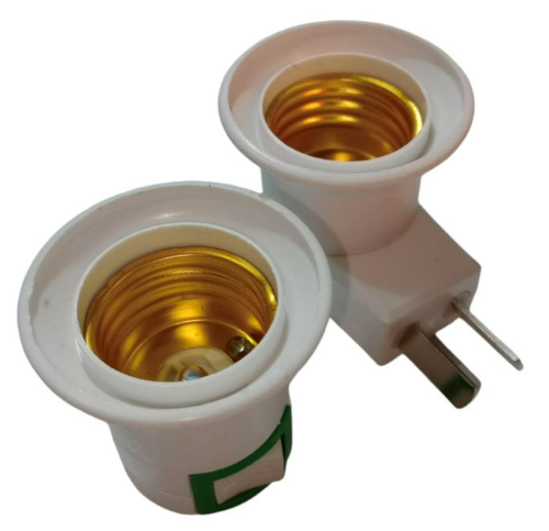 Adaptador portalampara con tecla